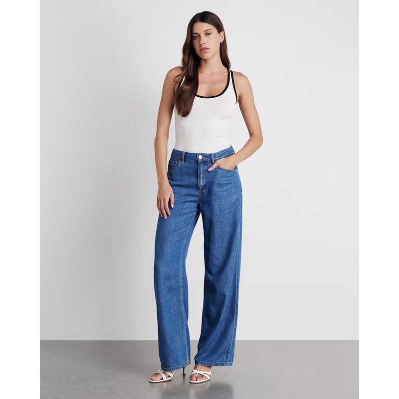 JAG Loe Mid Rise Straight Jean image number 3